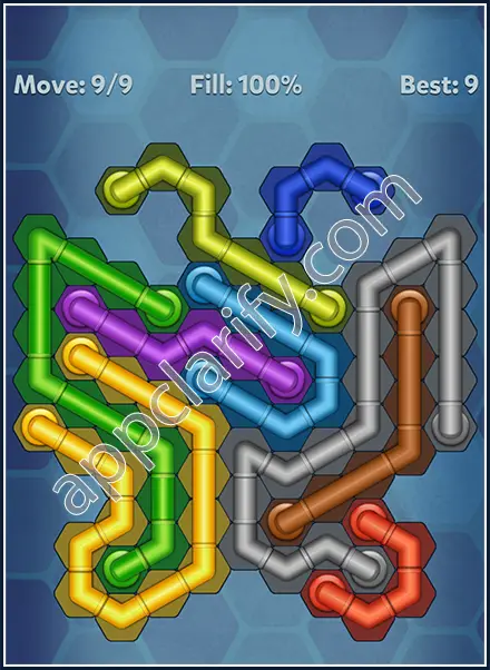 Pipe Lines: Hexa All Star 2 Level 154 Solution