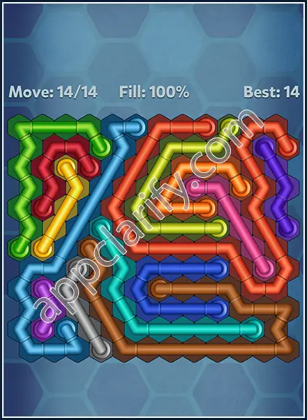 Pipe Lines: Hexa All Star 2 Level 155 Solution