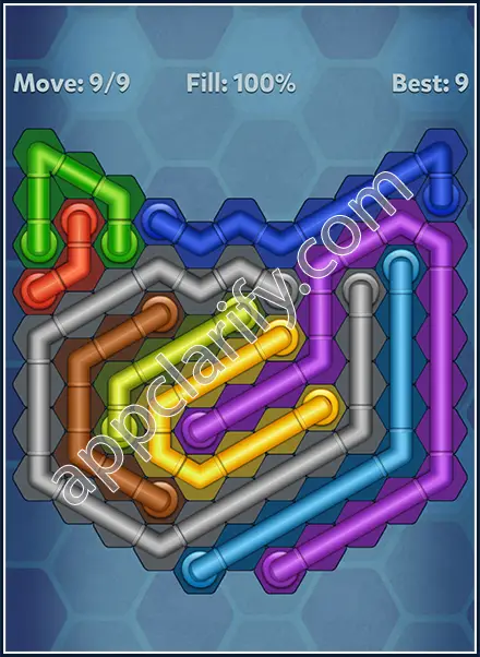 Pipe Lines: Hexa All Star 2 Level 156 Solution
