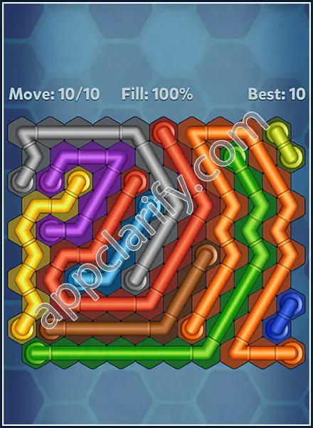 Pipe Lines: Hexa All Star 2 Level 157 Solution