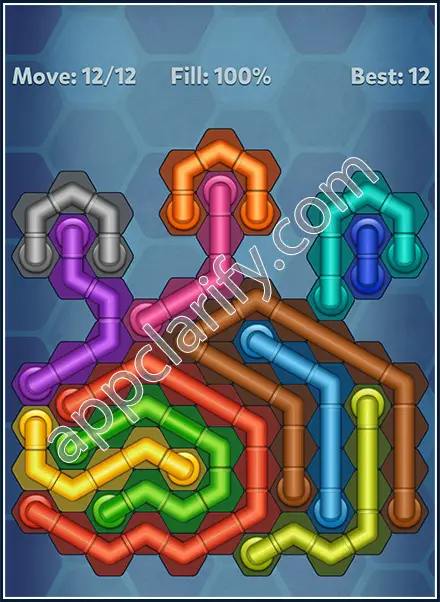 Pipe Lines: Hexa All Star 2 Level 158 Solution