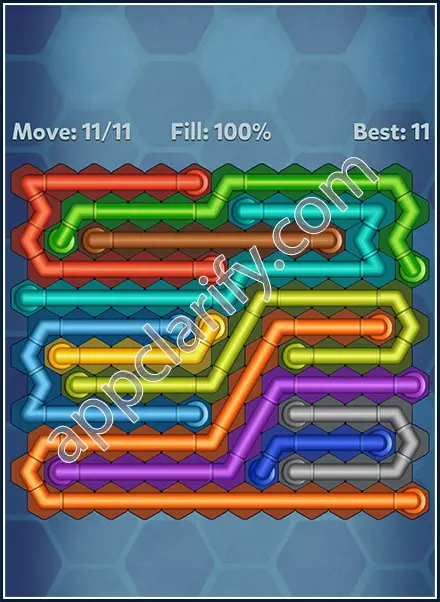Pipe Lines: Hexa All Star 2 Level 159 Solution