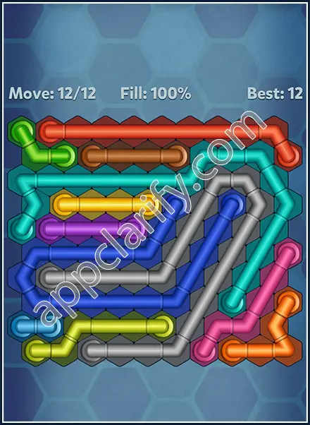 Pipe Lines: Hexa All Star 2 Level 161 Solution