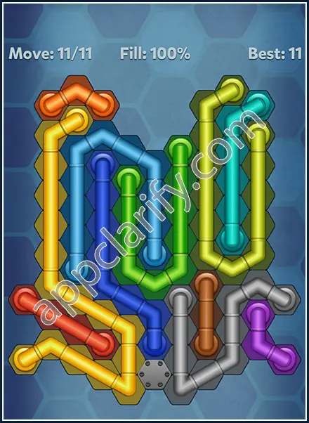 Pipe Lines: Hexa All Star 2 Level 162 Solution
