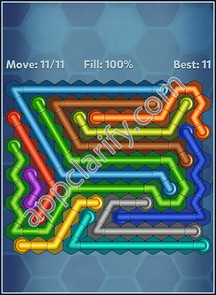 Pipe Lines: Hexa All Star 2 Level 163 Solution
