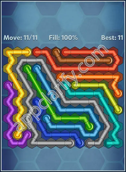 Pipe Lines: Hexa All Star 2 Level 167 Solution