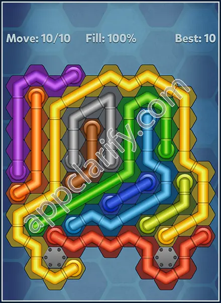 Pipe Lines: Hexa All Star 2 Level 168 Solution