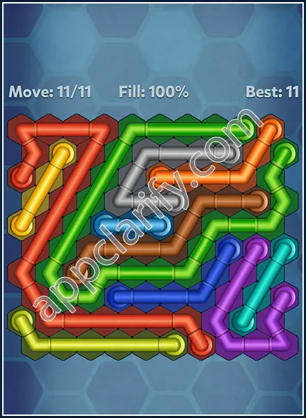 Pipe Lines: Hexa All Star 2 Level 169 Solution