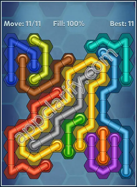 Pipe Lines: Hexa All Star 2 Level 170 Solution
