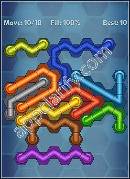 Pipe Lines: Hexa All Star 2 Level 172 Solution
