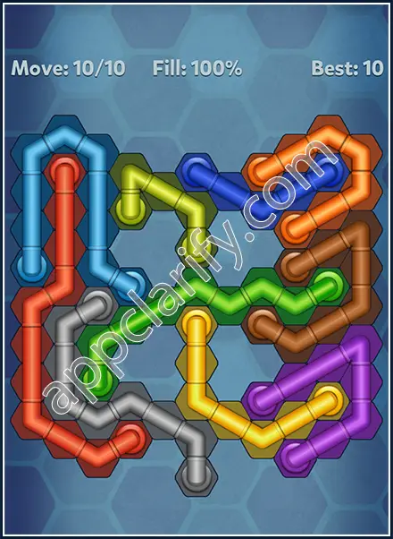 Pipe Lines: Hexa All Star 2 Level 176 Solution