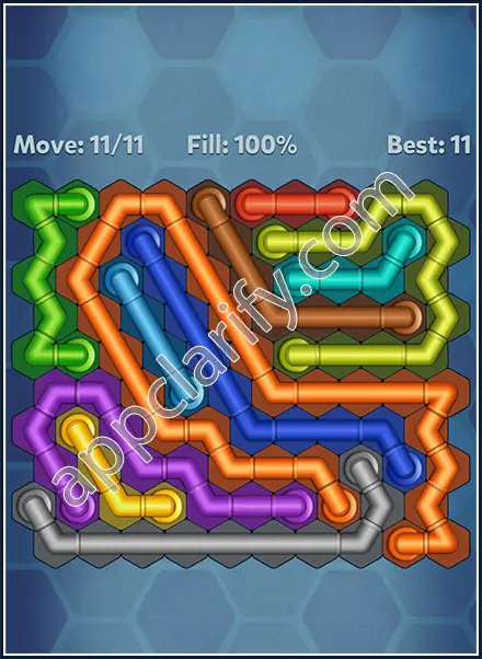 Pipe Lines: Hexa All Star 2 Level 177 Solution