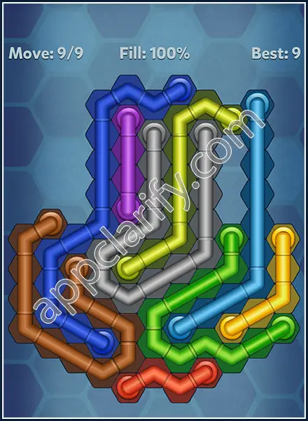 Pipe Lines: Hexa All Star 2 Level 178 Solution