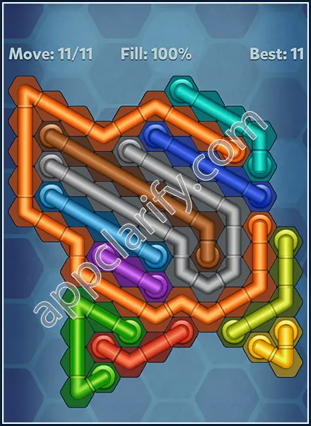 Pipe Lines: Hexa All Star 2 Level 34 Solution