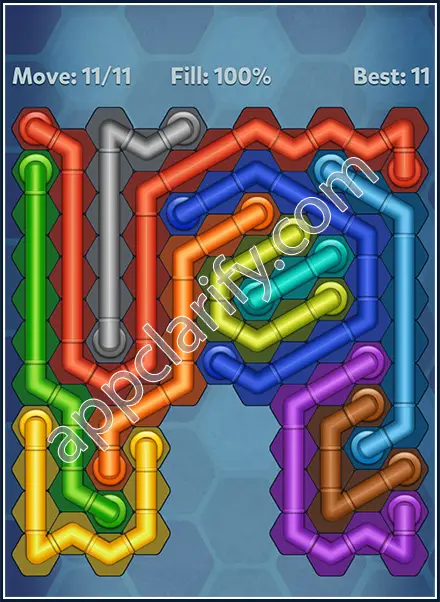 Pipe Lines: Hexa All Star 2 Level 46 Solution