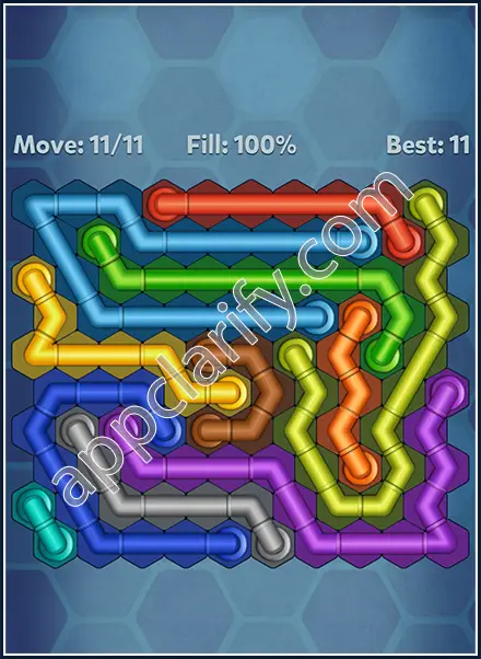 Pipe Lines: Hexa All Star 2 Level 49 Solution