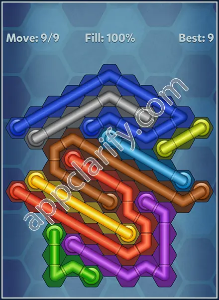 Pipe Lines: Hexa All Star 2 Level 50 Solution