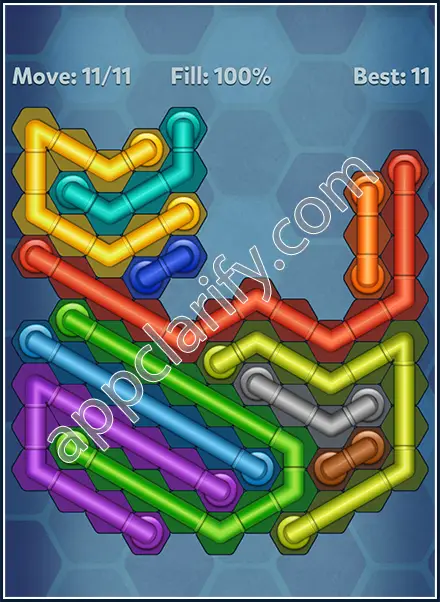 Pipe Lines: Hexa All Star 2 Level 52 Solution