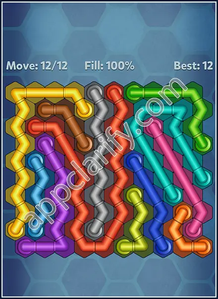 Pipe Lines: Hexa All Star 2 Level 61 Solution