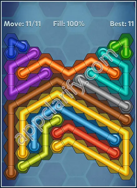 Pipe Lines: Hexa All Star 2 Level 68 Solution