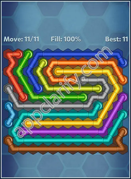 Pipe Lines: Hexa All Star 2 Level 71 Solution