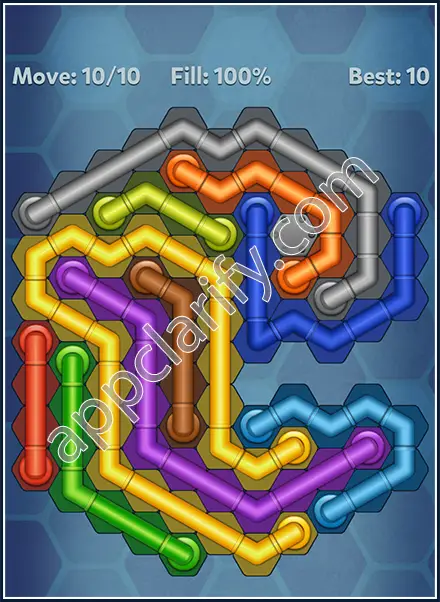 Pipe Lines: Hexa All Star 2 Level 72 Solution