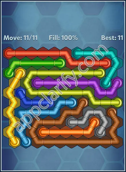 Pipe Lines: Hexa All Star 2 Level 73 Solution