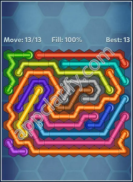 Pipe Lines: Hexa All Star 2 Level 75 Solution