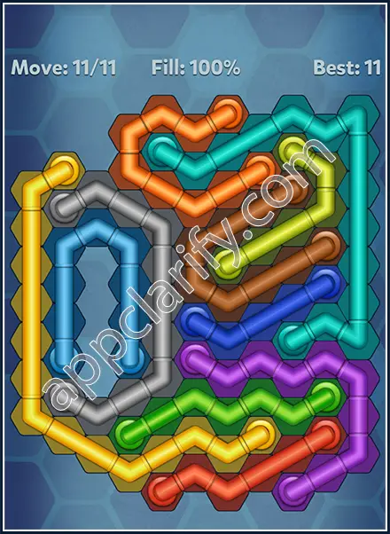 Pipe Lines: Hexa All Star 2 Level 76 Solution