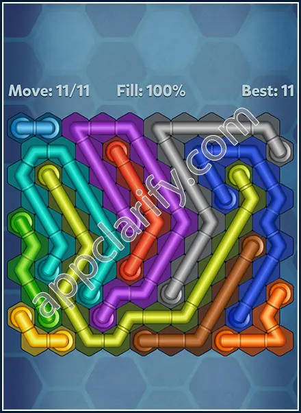Pipe Lines: Hexa All Star 2 Level 77 Solution