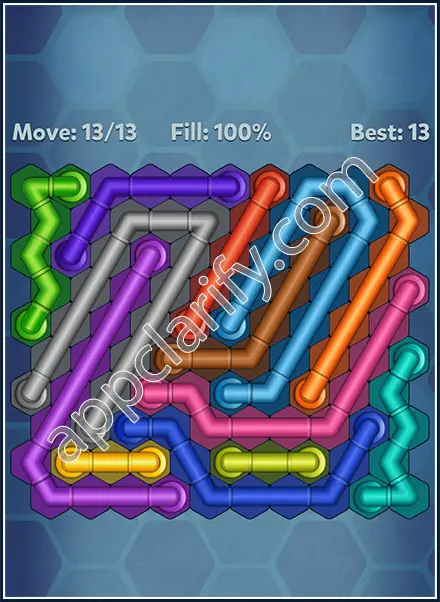 Pipe Lines: Hexa All Star 2 Level 81 Solution