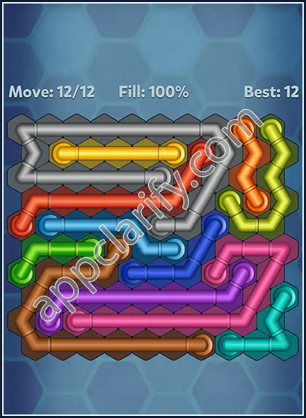 Pipe Lines: Hexa All Star 2 Level 85 Solution
