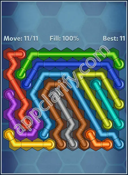 Pipe Lines: Hexa All Star 2 Level 9 Solution
