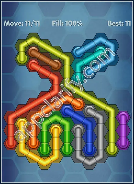 Pipe Lines: Hexa All Star 2 Level 90 Solution