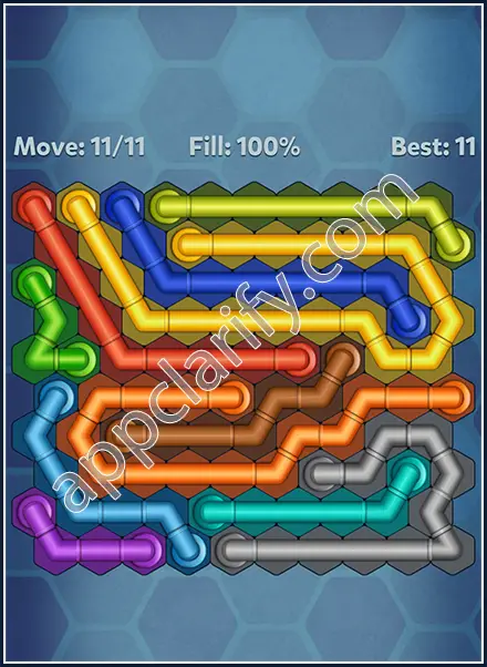 Pipe Lines: Hexa All Star 2 Level 93 Solution