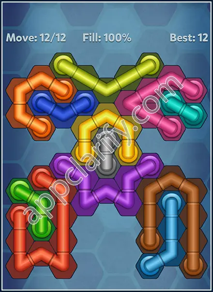 Pipe Lines: Hexa All Star Level 10 Solution