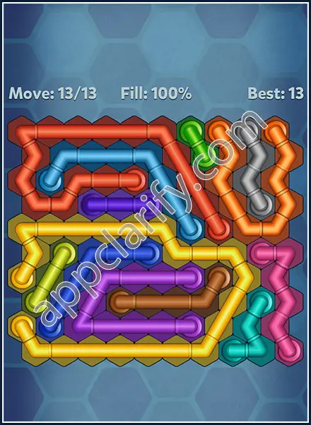 Pipe Lines: Hexa All Star Level 103 Solution
