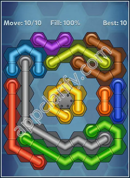 Pipe Lines: Hexa All Star Level 104 Solution