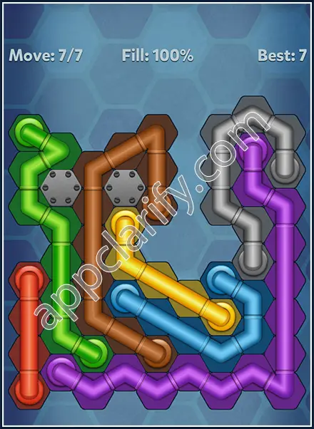 Pipe Lines: Hexa All Star Level 106 Solution