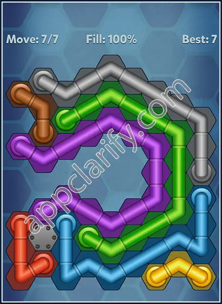 Pipe Lines: Hexa All Star Level 118 Solution