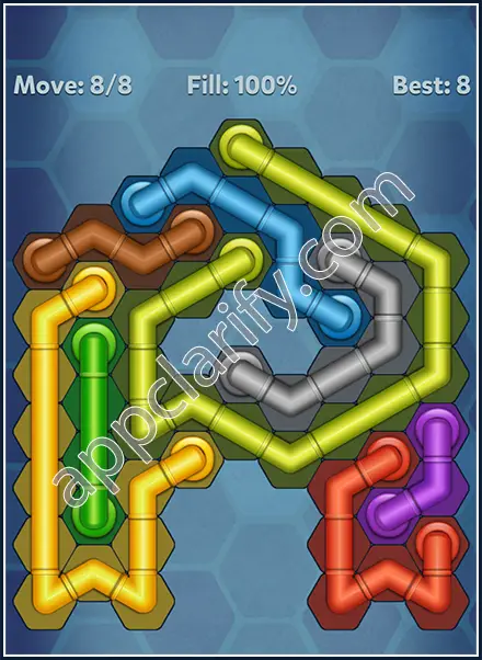 Pipe Lines: Hexa All Star Level 12 Solution