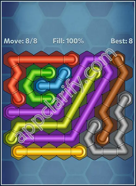 Pipe Lines: Hexa All Star Level 125 Solution
