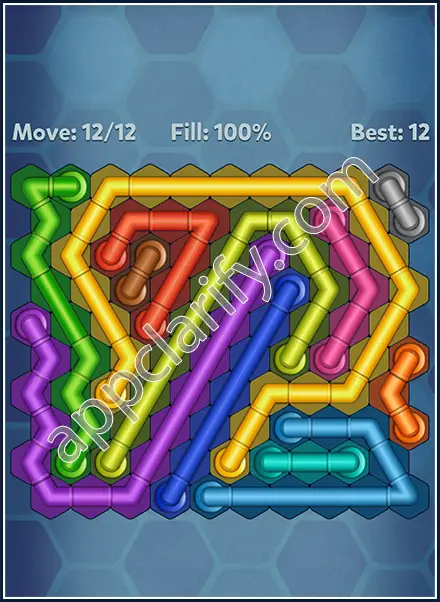 Pipe Lines: Hexa All Star Level 127 Solution