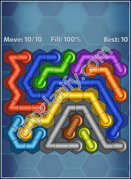 Pipe Lines: Hexa All Star Level 13 Solution