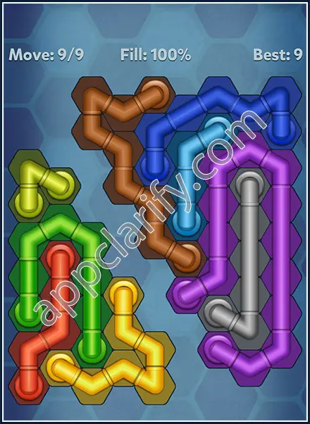 Pipe Lines: Hexa All Star Level 130 Solution