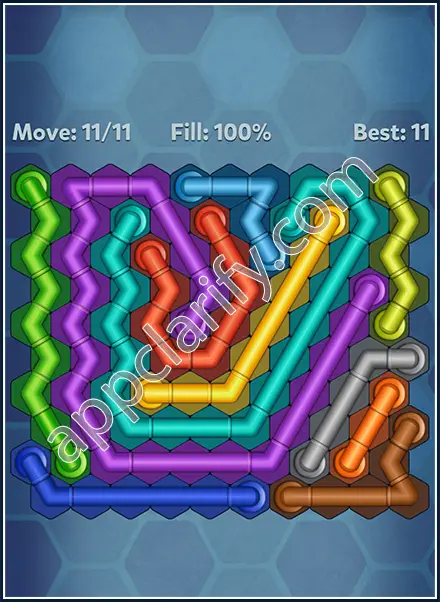 Pipe Lines: Hexa All Star Level 131 Solution