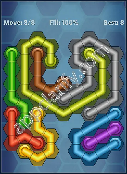 Pipe Lines: Hexa All Star Level 132 Solution