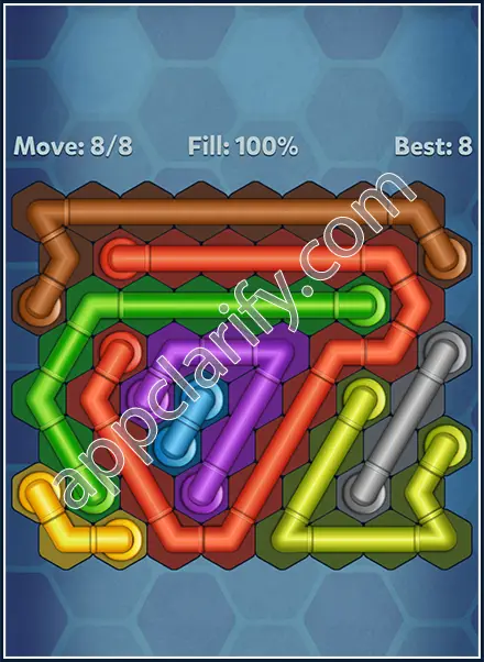 Pipe Lines: Hexa All Star Level 133 Solution