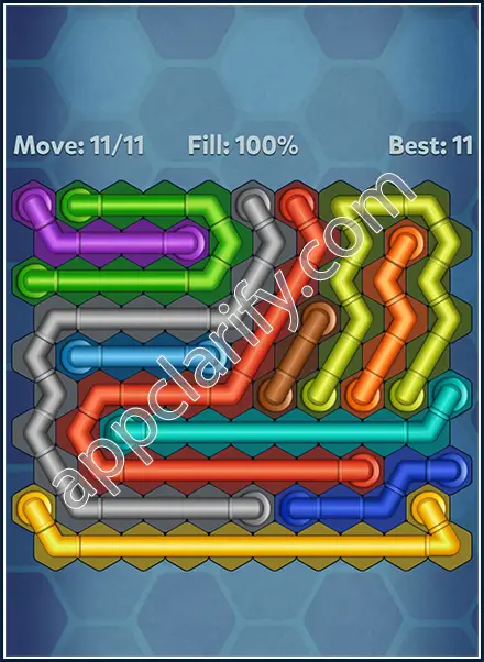 Pipe Lines: Hexa All Star Level 135 Solution