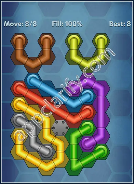 Pipe Lines: Hexa All Star Level 136 Solution